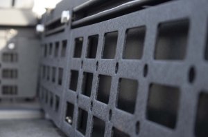 Toyota Tacoma Molle Panel - Passenger Side Bed - Fishbone Offroad - Long Bed - Black - `16-`27